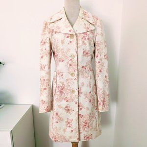 Spring floral trench